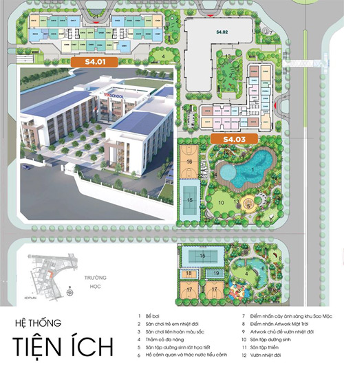 Hệ thống tiện ích nội khu