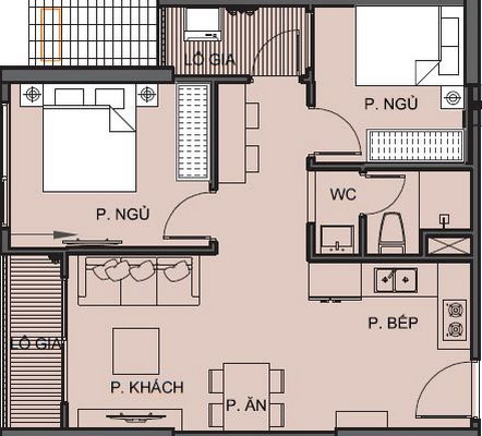 Mặt bằng chi tiết căn hộ S1.111806 - Tòa S1.11