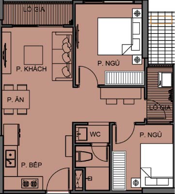 Mặt bằng chi tiết căn hộ S2.062410 Mặt bằng chi tiết căn hộ S2.062410