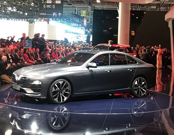Phần thân xe vinfast Lux A2.0