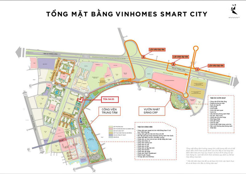 Vị trí tòa S4.03 Vị trí tòa S4.03
