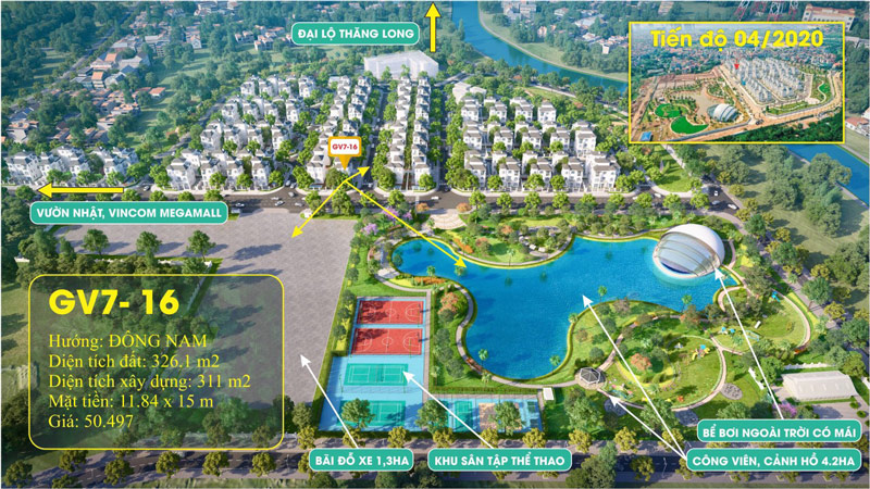 Bán biệt thự Vinhomes Green Villa thông tin chính sách từ CĐT