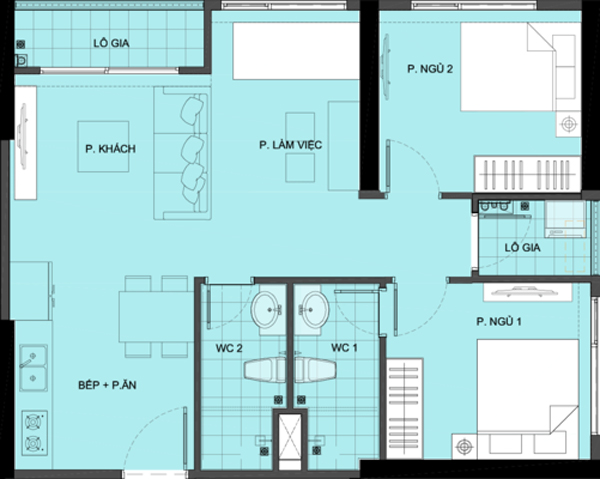 Mặt bằng chi tiết căn hộ S3.032419