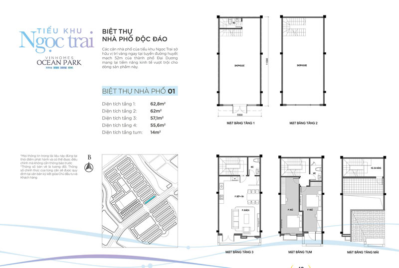 Mặt bằng thiết kế shophouse 1 Mặt bằng thiết kế shophouse 1