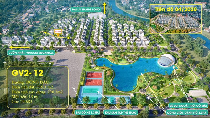Bán biệt thự Vinhomes Green Villa thông tin chính sách từ CĐT