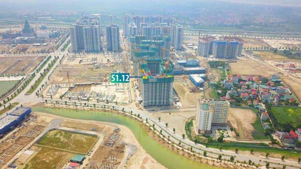 Tầm nhìn cực đẹp từ tòa S1.12 ra toàn dự án Tầm nhìn cực đẹp từ tòa S1.12 ra toàn dự án