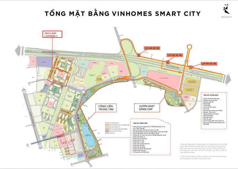 Vị trí phân khu Sapphire 2 Vị trí phân khu Sapphire 2
