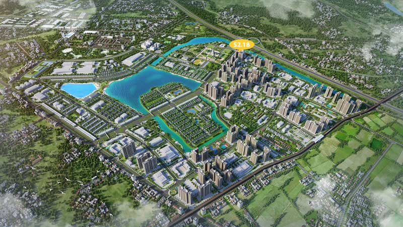Vị trí tòa S2.18 the Sapphire 2 Vị trí tòa S2.18 the Sapphire 2