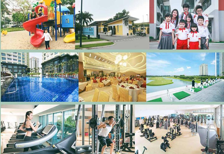 Hệ thống tiên ích nội khu Ngoại giao đoàn Hệ thống tiên ích nội khu Ngoại giao đoàn
