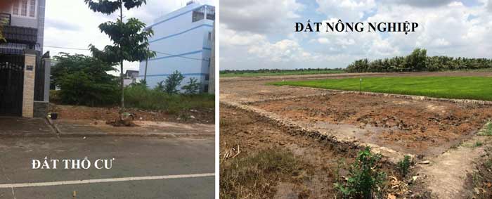 Phân biệt đất thổ cư và đất nông nghiệp Phân biệt đất thổ cư và đất nông nghiệp