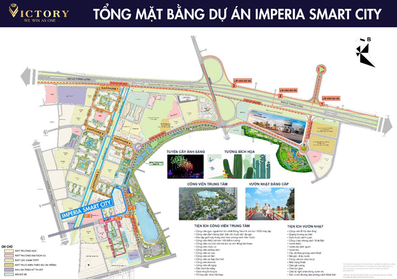 Mặt bằng tổng thể dự án imperia Smart City
