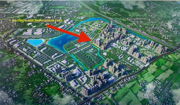Phối cảnh Masteri Water Front Ocean Park Thảo Điền