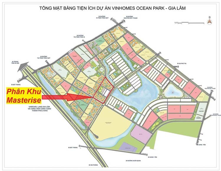 Vị trí dự án Masteri Waterfront Ocean Park Thảo Điền Vị trí dự án Masteri Waterfront Ocean Park Thảo Điền