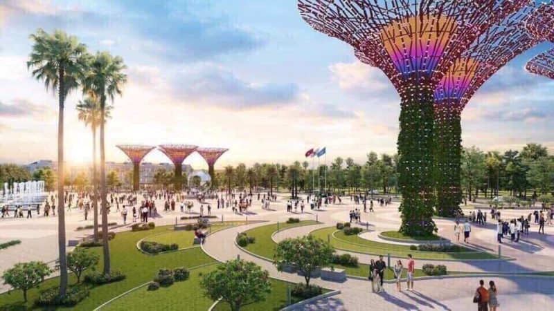 CV ánh sáng Vinhomes Grand Park có quy mô xây dựng lớn bậc nhất tại khu vực Quận 9
