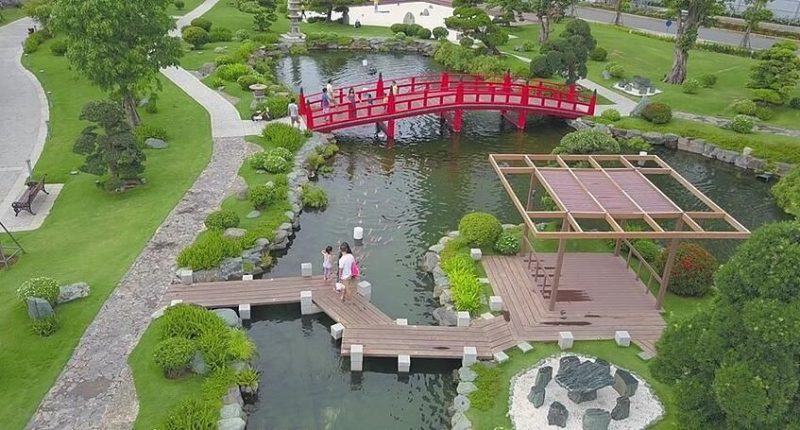 Khu vườn Nhật Bản tại công viên Vinhomes Central Park