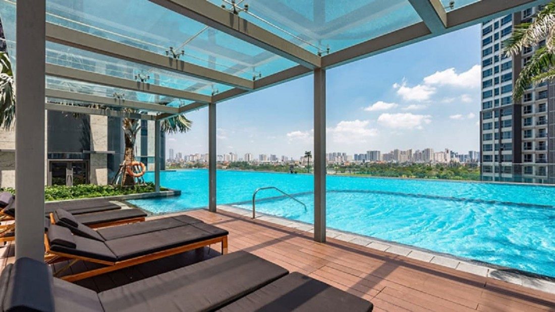 Bể bơi vô cực Landmark 81 mang đến sự khác biệt cho cư dân khi trải nghiệm