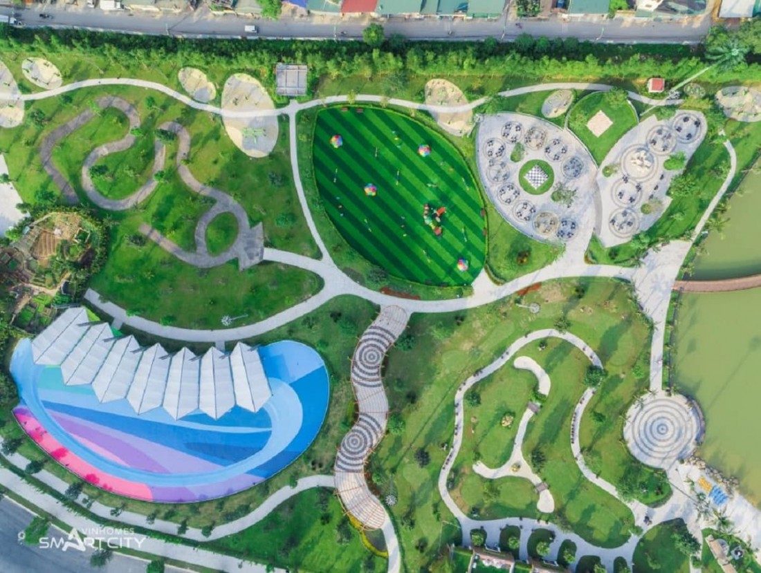 Công viên trung tâm Central Park – “lá phổi xanh” của cả khu vực phía Tây Hà Nội