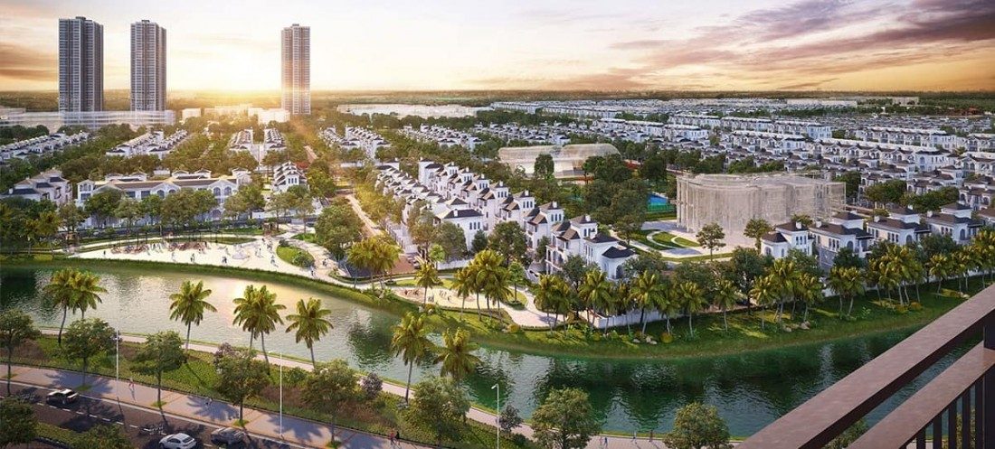 Công viên ven sông tại Zone 2 mang đến màu sắc xanh mát cho tổng thể dự án Công viên ven sông tại Zone 2 mang đến màu sắc xanh mát cho tổng thể dự án