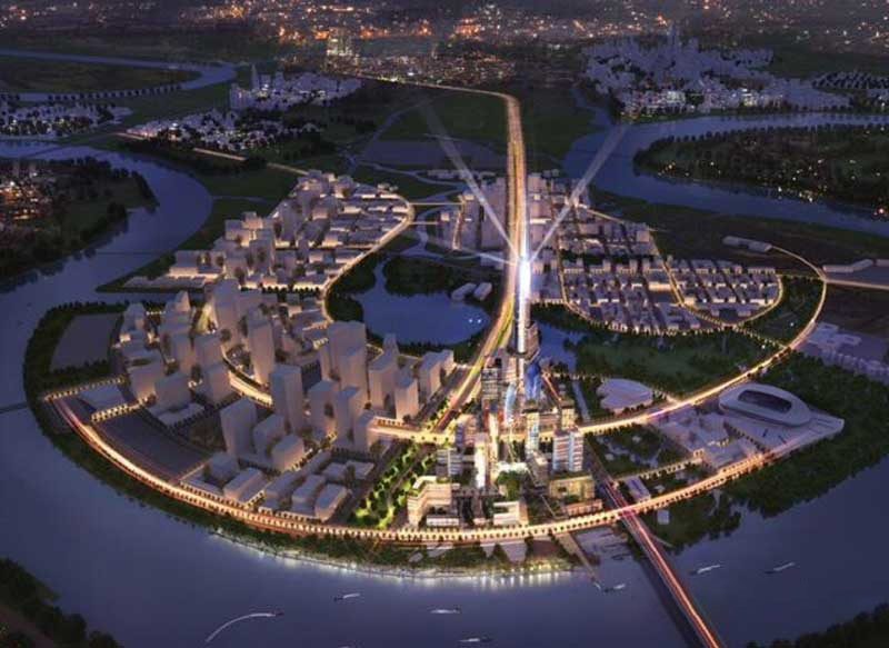 Vị trí của tòa nhà Empire City Tower 88 tầng trong khu đô thị mới Thủ Thiêm