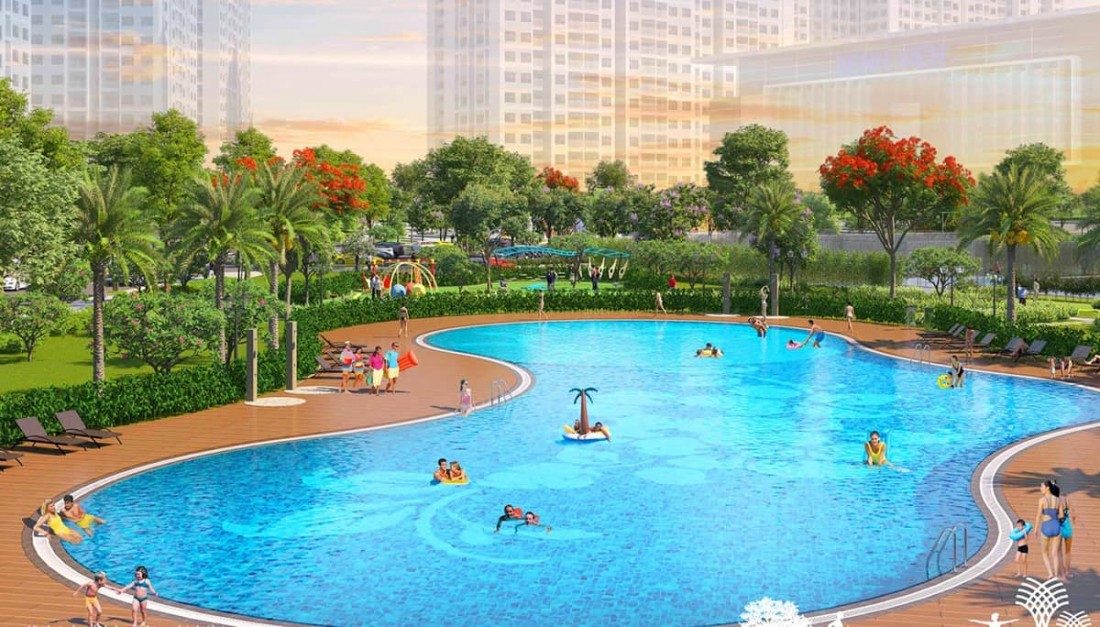 Hồ bơi nước mặn duy nhất sẽ xuất hiện tại dự án The Beverly Vinhomes Grand Park