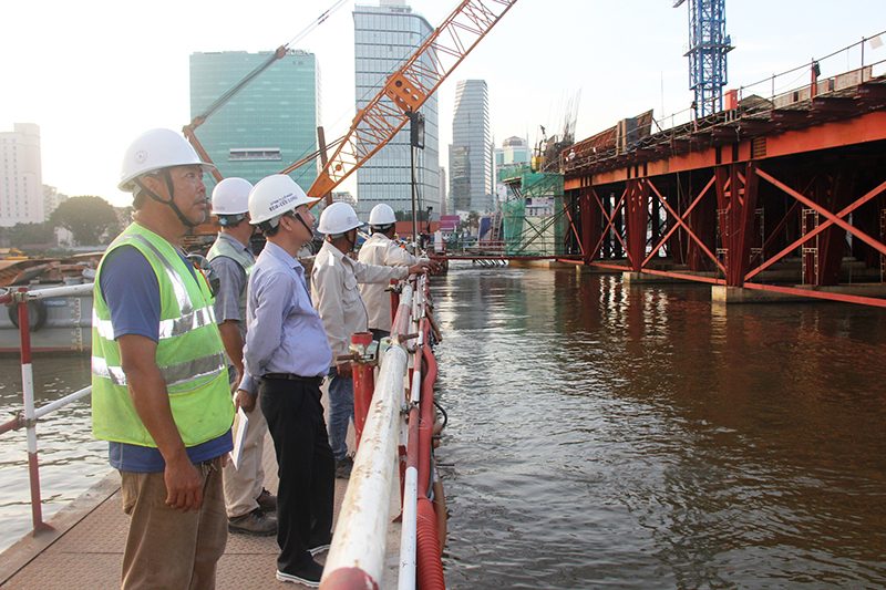 Tiến độ cầu Thủ Thiêm 2