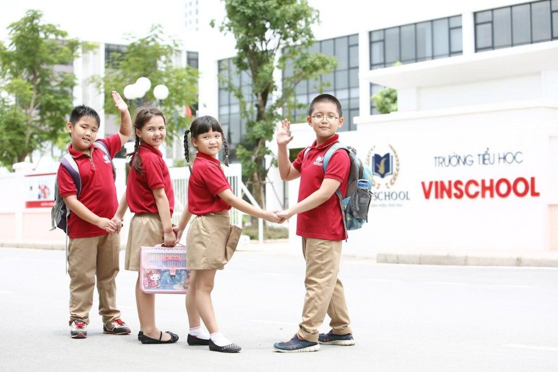Khu nhà phố The Manhattan nổi bật với hệ thống trường học liên cấp thương hiệu Vinschool
