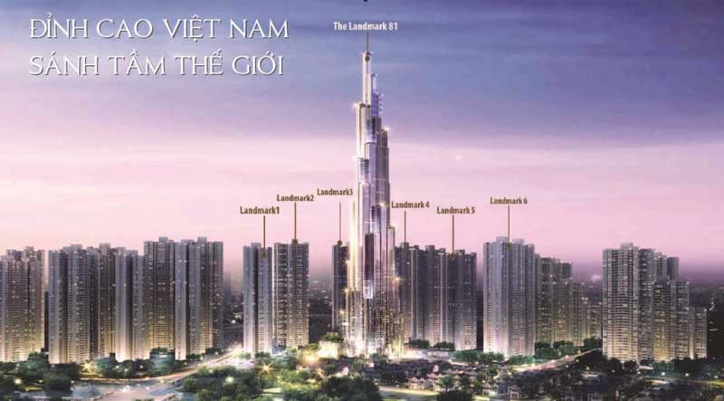 Tòa nhà cao nhất Việt Nam - Tòa nhà Landmark 81 tầng nằm ở đâu?