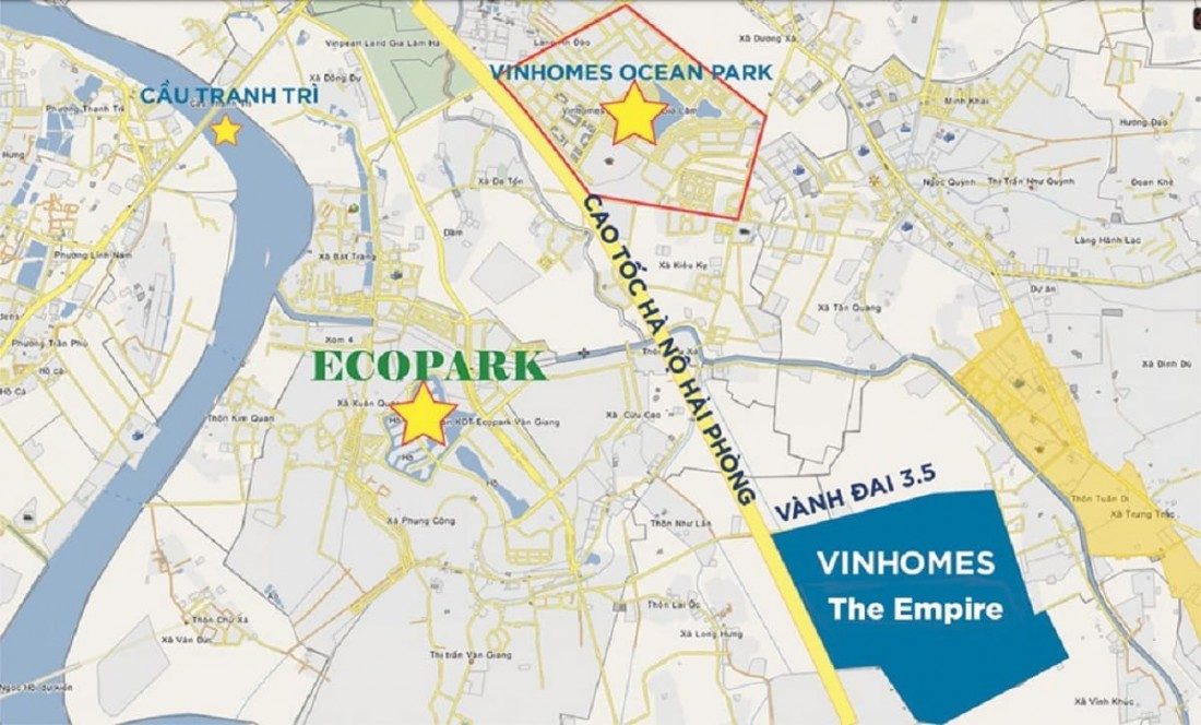 Liên kết vùng Vinhomes Hưng Yên