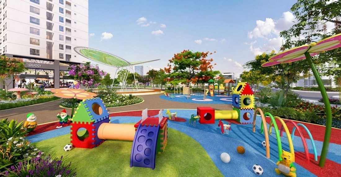 Mầm non tương lai sẽ được phát triển toàn diện và giải trí hết mình khi có khu vui chơi giải trí