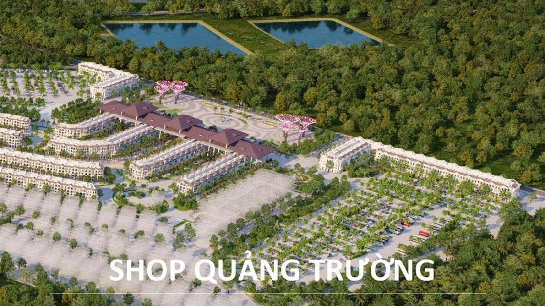Mặt bằng phân khu Shop Quảng Trường Mặt bằng phân khu Shop Quảng Trường