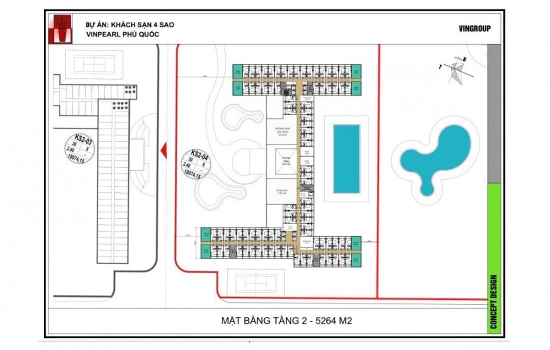 Mặt bằng sắp xếp sản phẩm điển hình mẫu Condotel 4 Mặt bằng sắp xếp sản phẩm điển hình mẫu Condotel 4