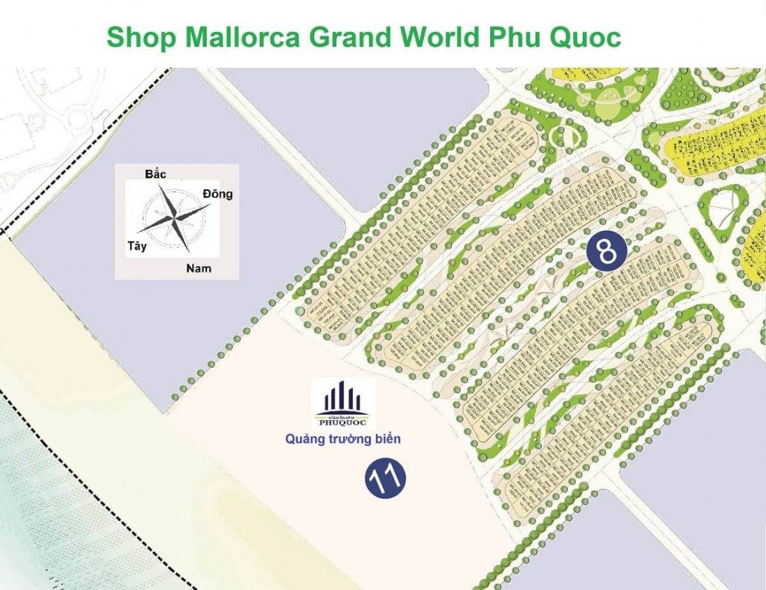 Mặt bằng Shop phân khu Mallorca Mặt bằng Shop phân khu Mallorca