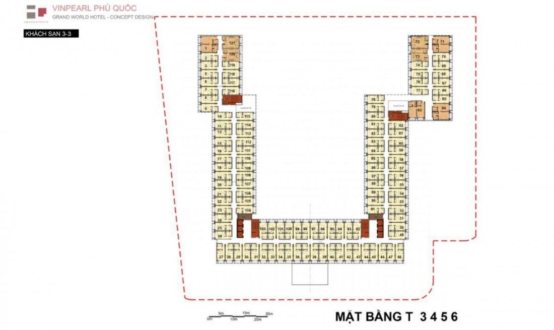 Mặt bằng tầng điển hình Mặt bằng tầng điển hình