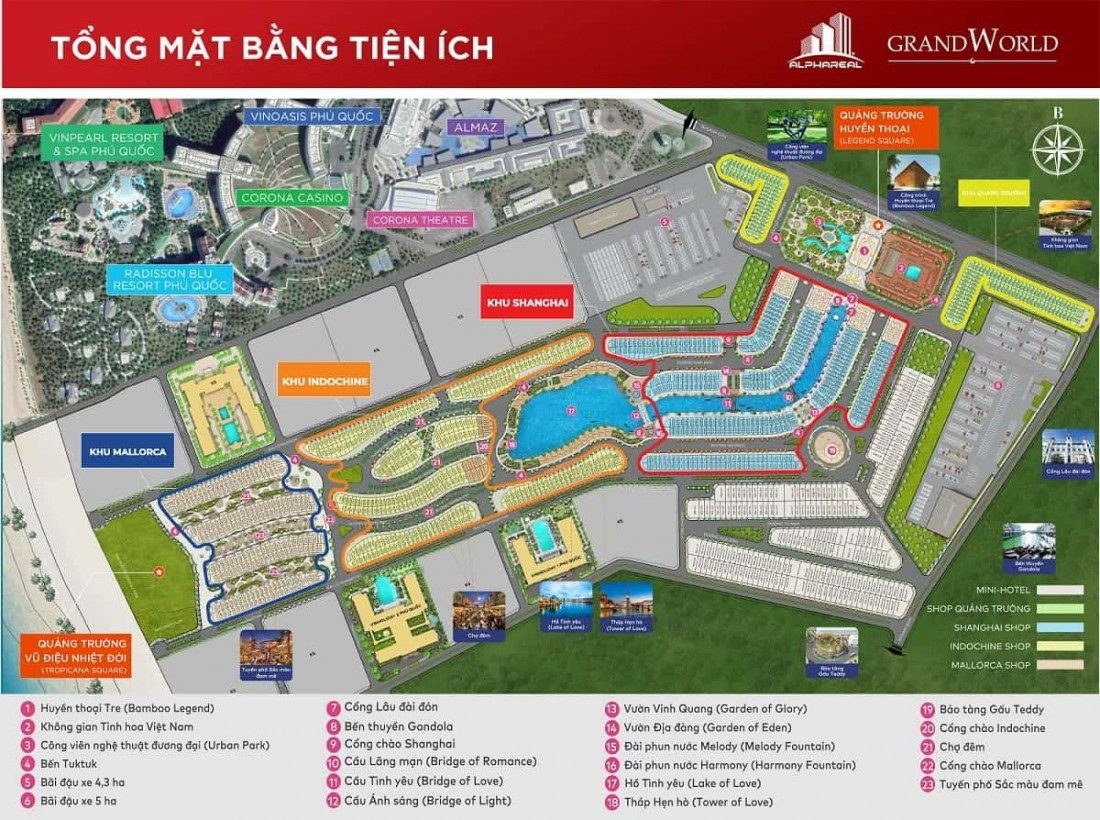 Mặt bằng tiện ích