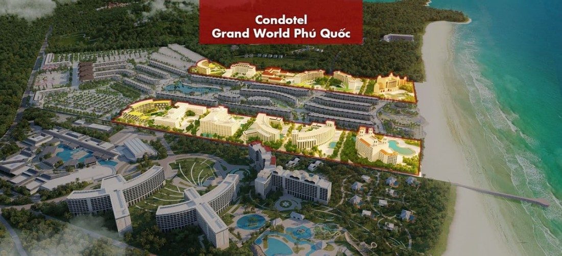 Mặt bằng tổng thể Condotel Grand World Mặt bằng tổng thể Condotel Grand World