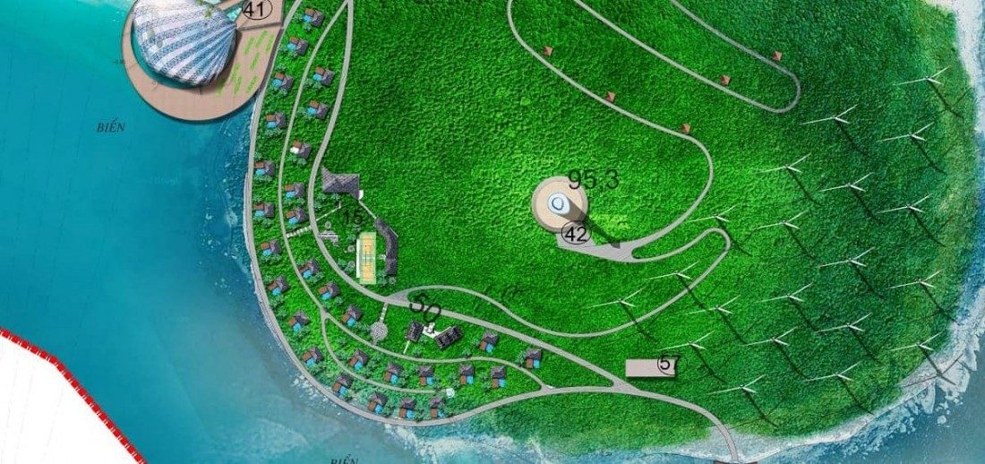 Mặt bằng xây dựng khu biệt thự ven đồi