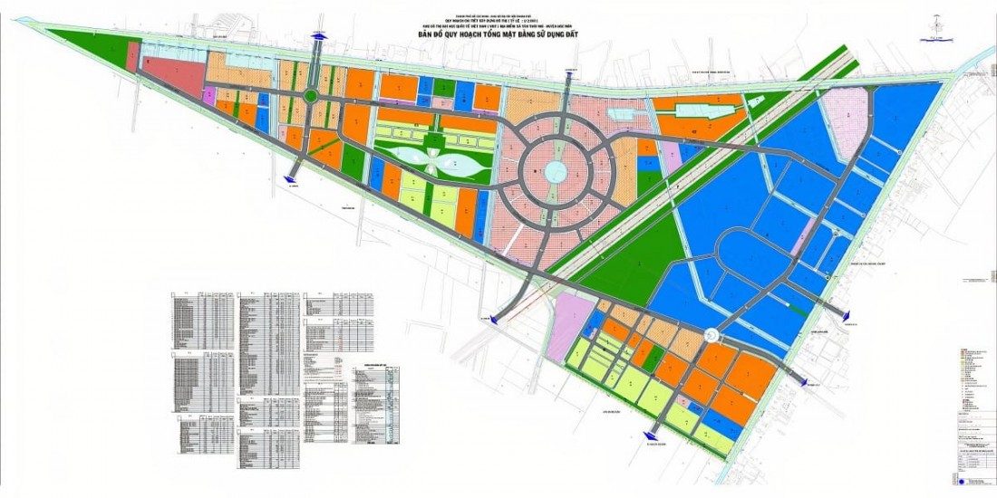 Mặt bằng xây dựng tổng thể dự án Vinhomes Hóc Môn