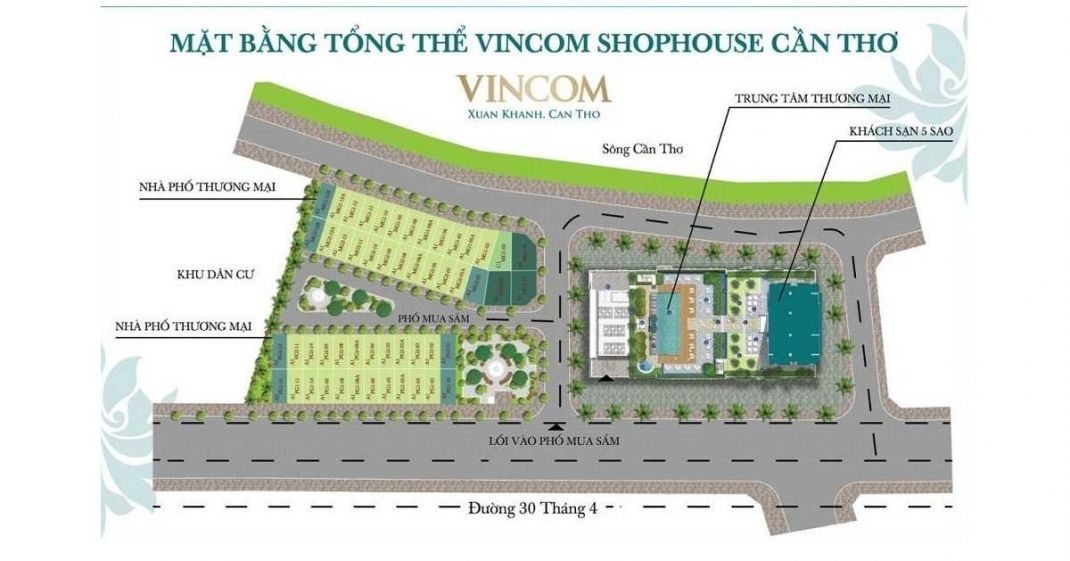  Mặt bằng xây dựng Vincom Shophouse