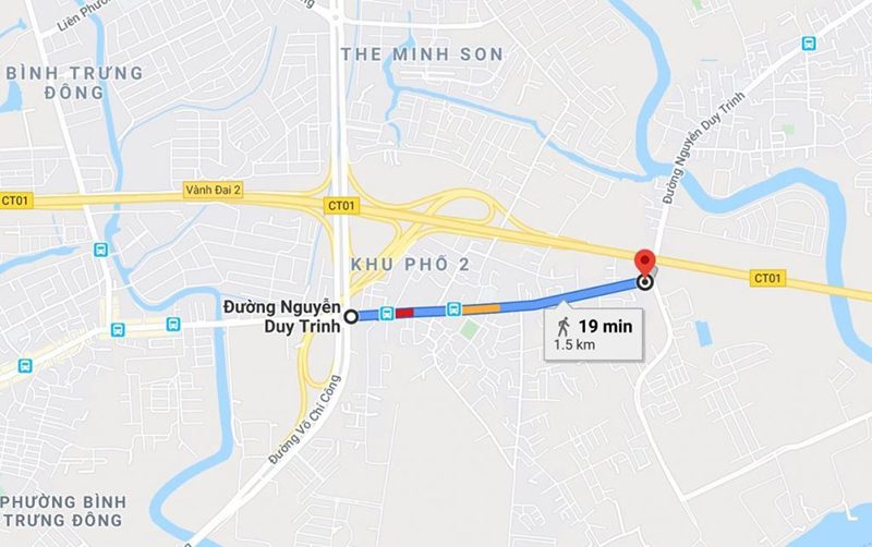 Hiện trạng đường Nguyễn Duy Trinh với những quy hoạch mới