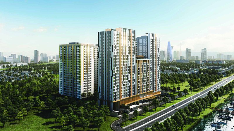 Phối cảnh thiết kế dự án Delasol Quận 4