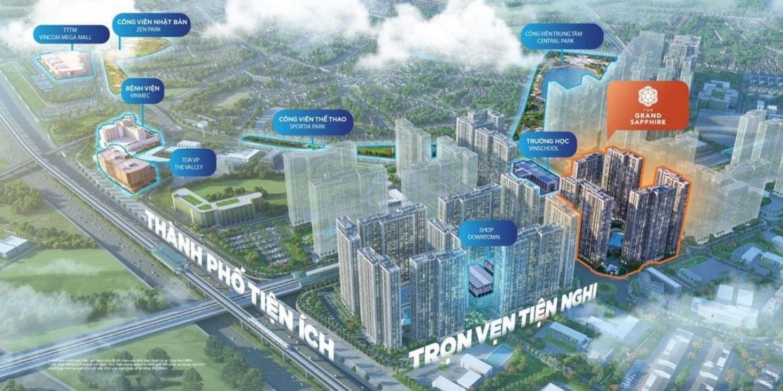 Phối cảnh phân khu The Miami Phối cảnh phân khu The Miami