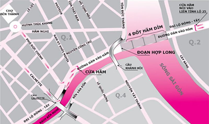 Hầm Thủ Thiêm có ảnh hưởng gì tới sự phát triển kinh tế Quận 2