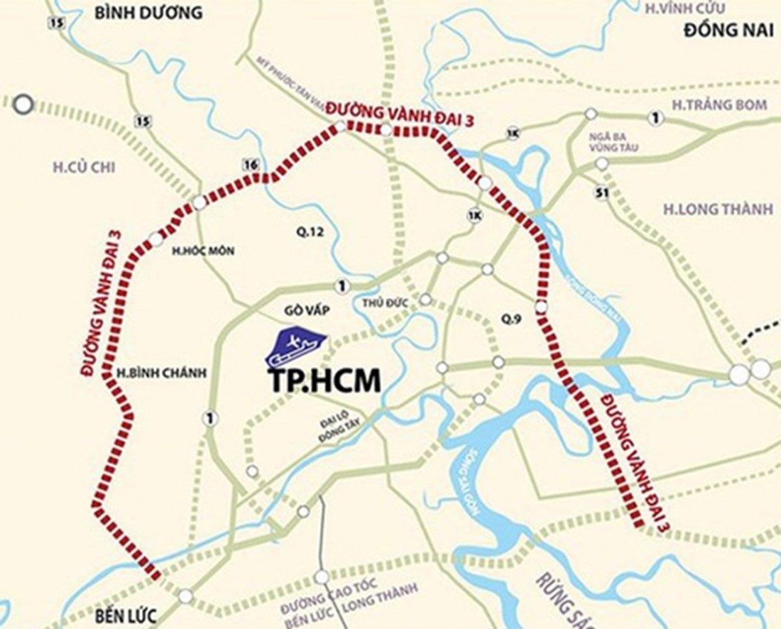 Quy hoạch tuyến  vành đai 3