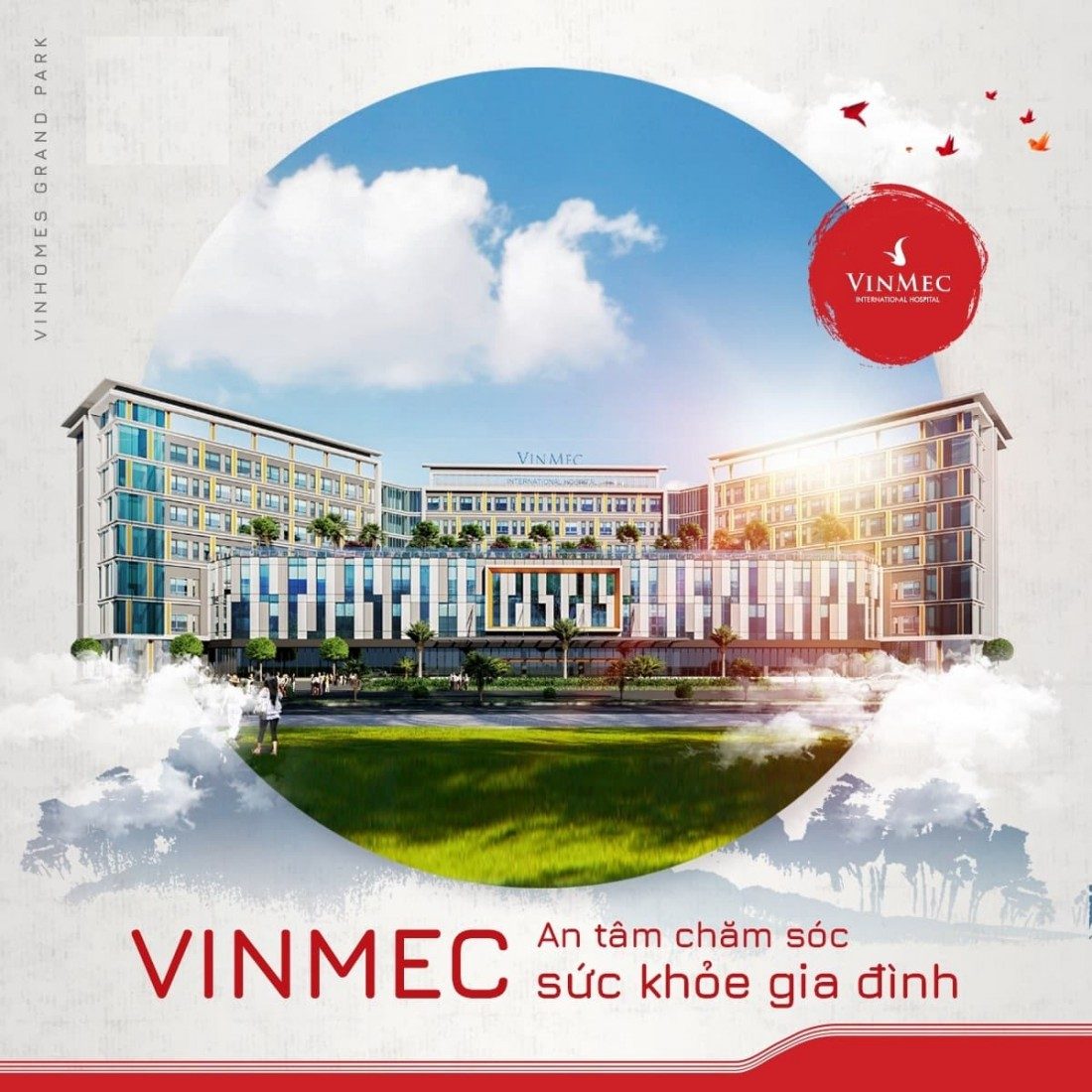Thiết kế bệnh viện Vinmec tại dự án