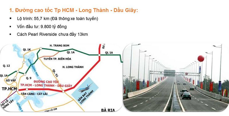 Cao tốc TP.HCM – Long Thành – Dầu Giây