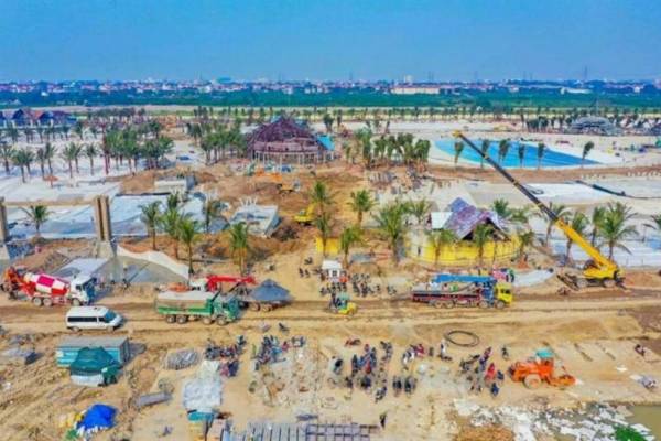 Vị trí KĐT The Empire Vinhomes Ocean Park Hưng Yên