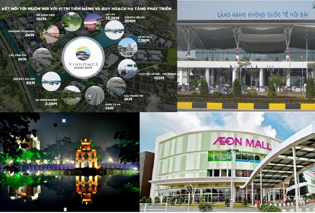 Tiện ích ngoại khu dự án Vinhomes Ocean Park nổi bật
