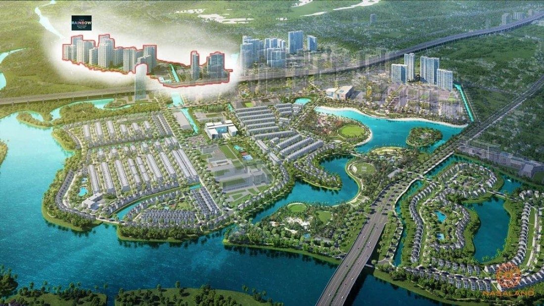 Tọa lạc dự án The Rainbow trong Đại đô thị thông minh Vinhomes Grand Park 271.8ha