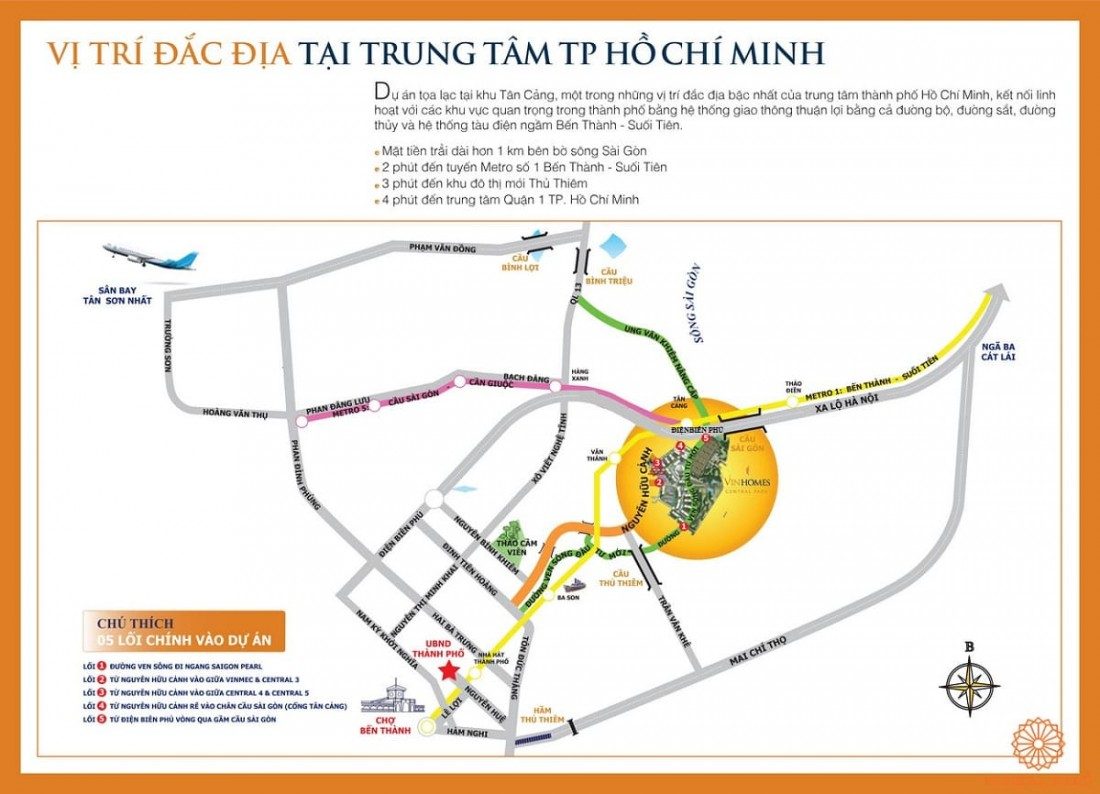 Tòa tháp Landmark 81 sở hữu hạ tầng giao thông hoàn thiện