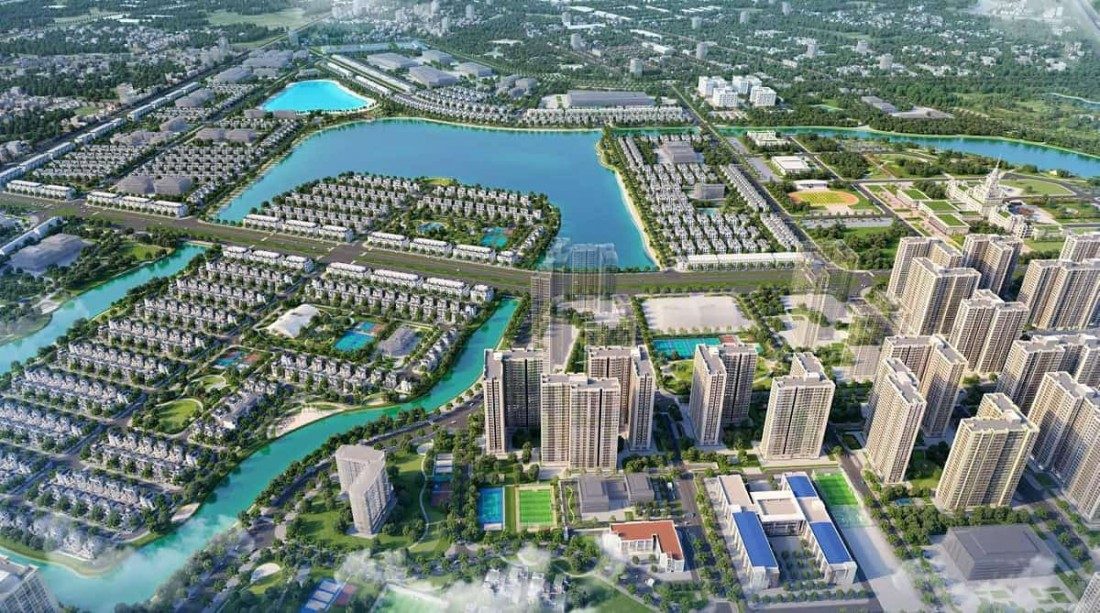 Toàn cảnh khu đô thị biển hồ Vinhomes Ocean Park
